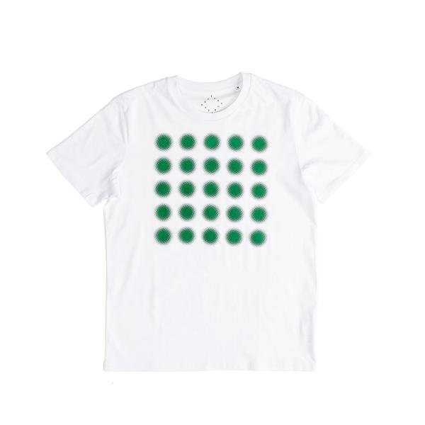 플랫폼엘 martens and martens t-shirt with printed dots (green, M)